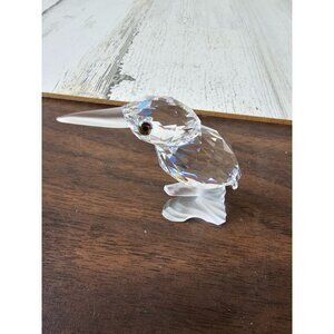 Swarovski kingfisher‎ Bird crystal figurine statue